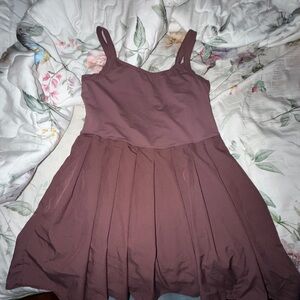 Women brown dress